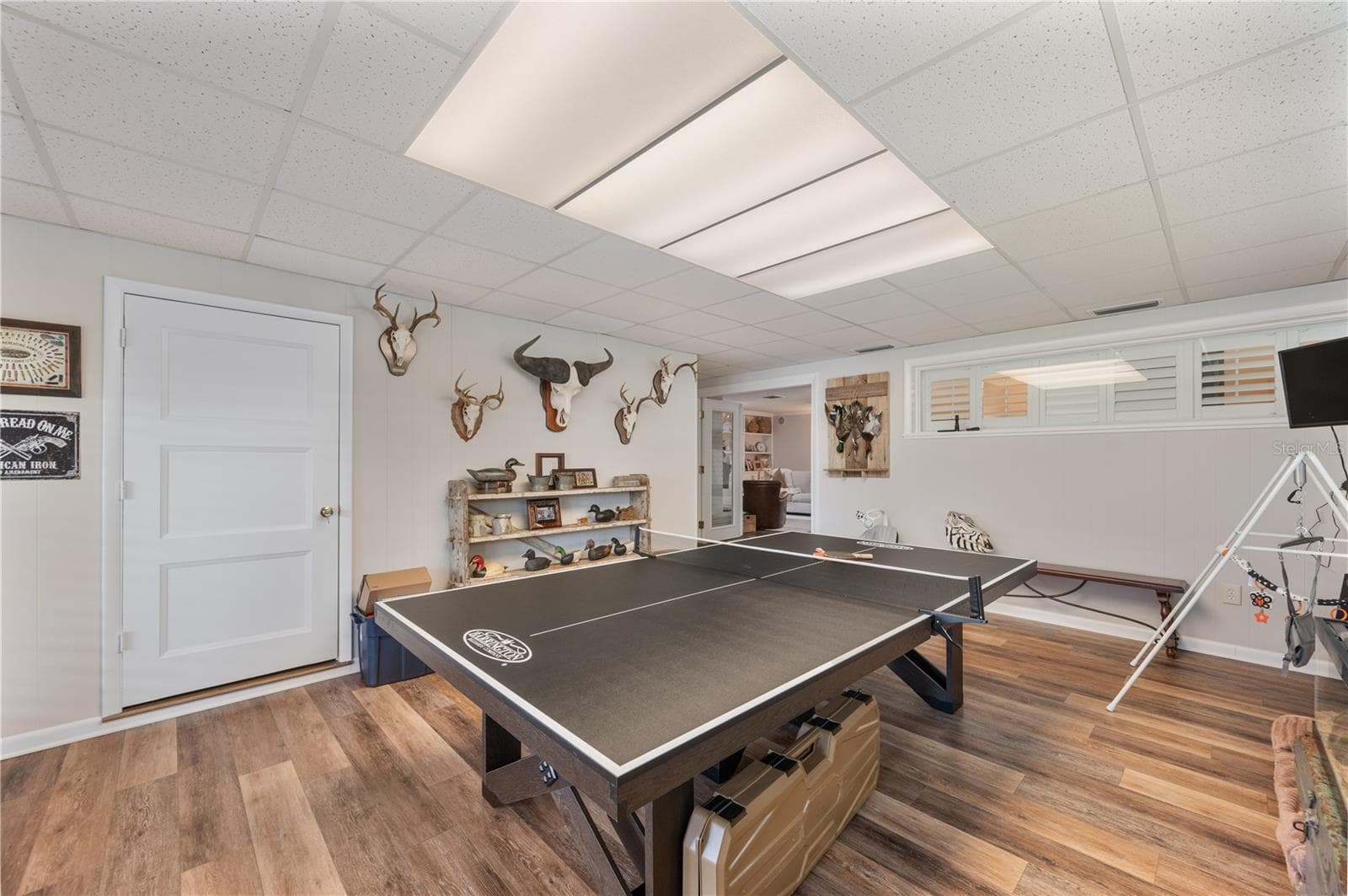 The door in this photo, leads to a small but comfortable office. - 1211 HUNT AVE, LAKELAND