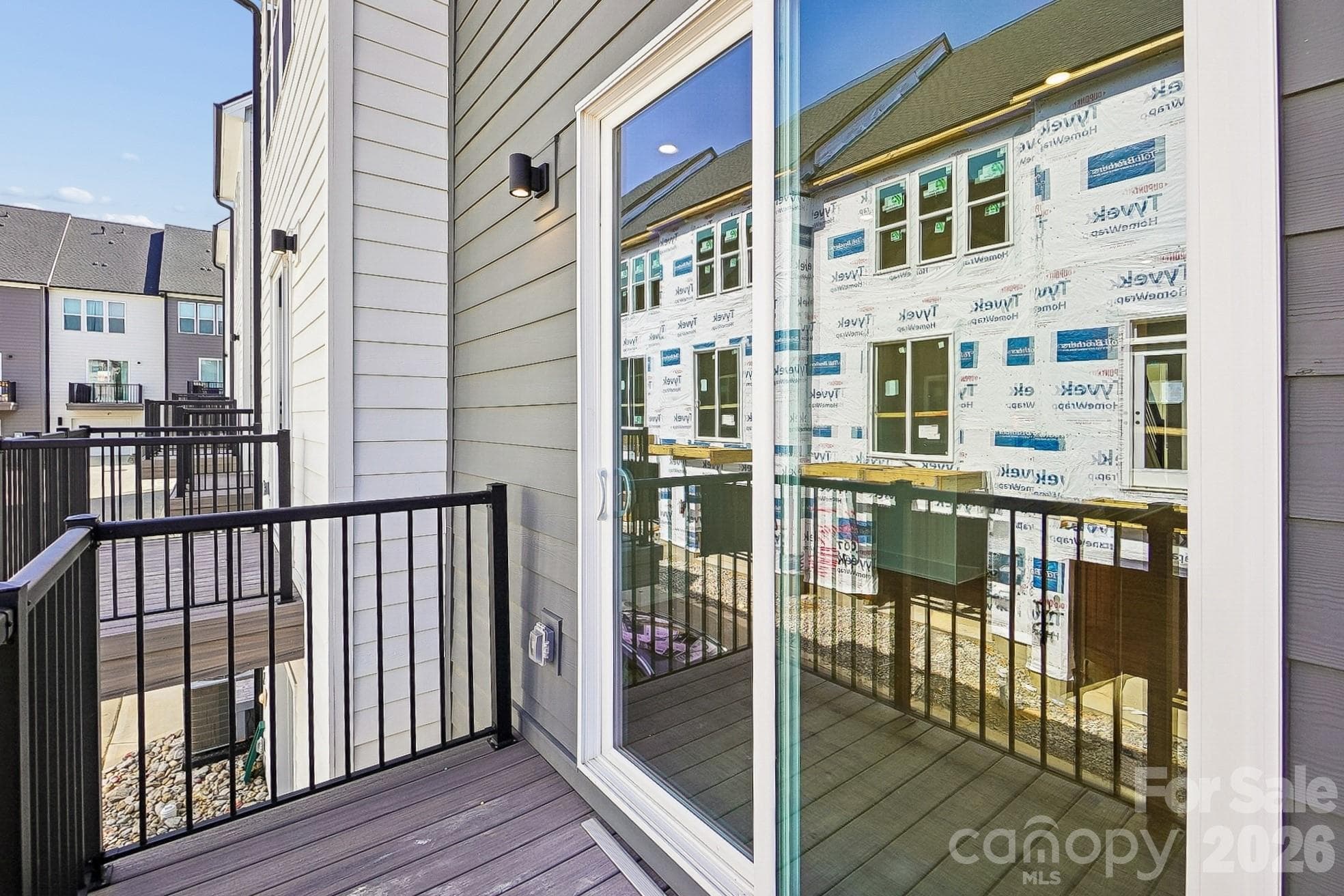 Balcony off living room - 4038 Sophia Drive, Charlotte