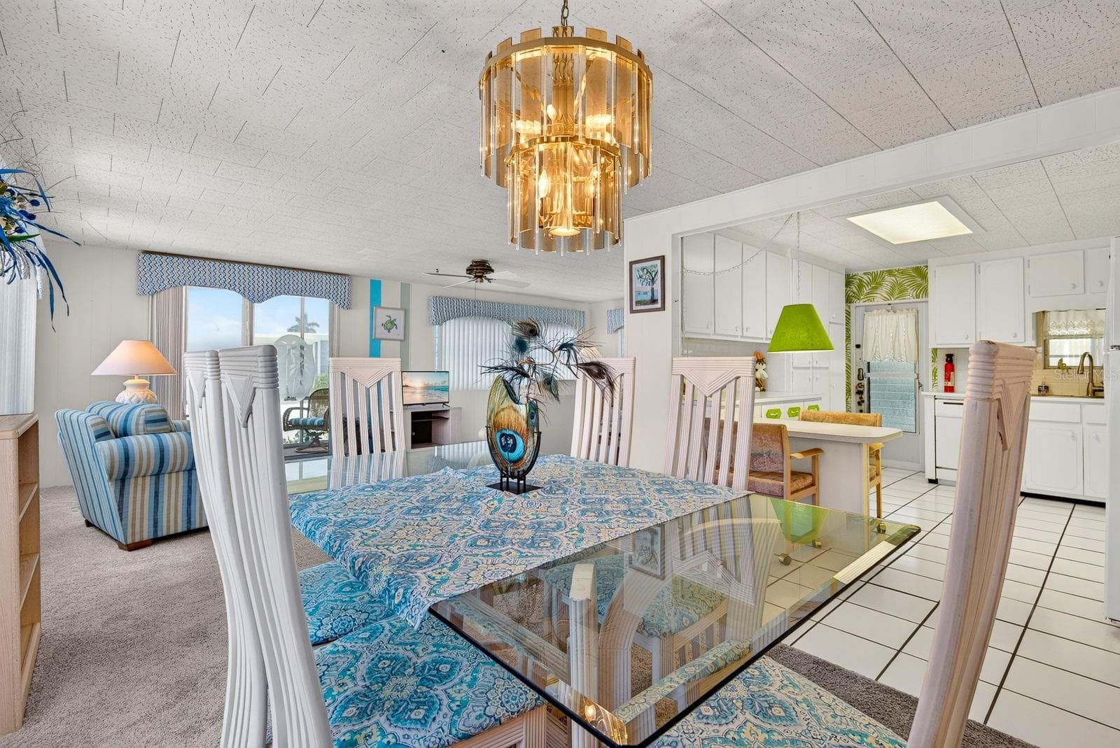 Dining Area showing living and kitchen area - 37 CABALLO WAY, BRADENTON