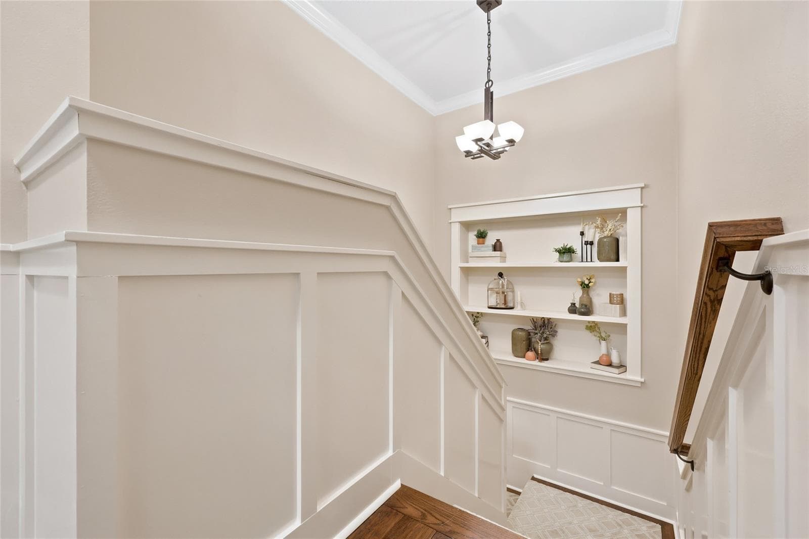 Stairway to secondary bedrooms - 774 SW 134TH WAY, NEWBERRY