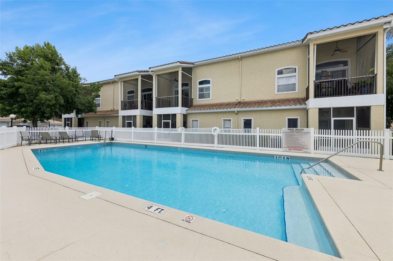 Pool view - 674 SANDY NECK LN #104, ALTAMONTE SPRINGS
