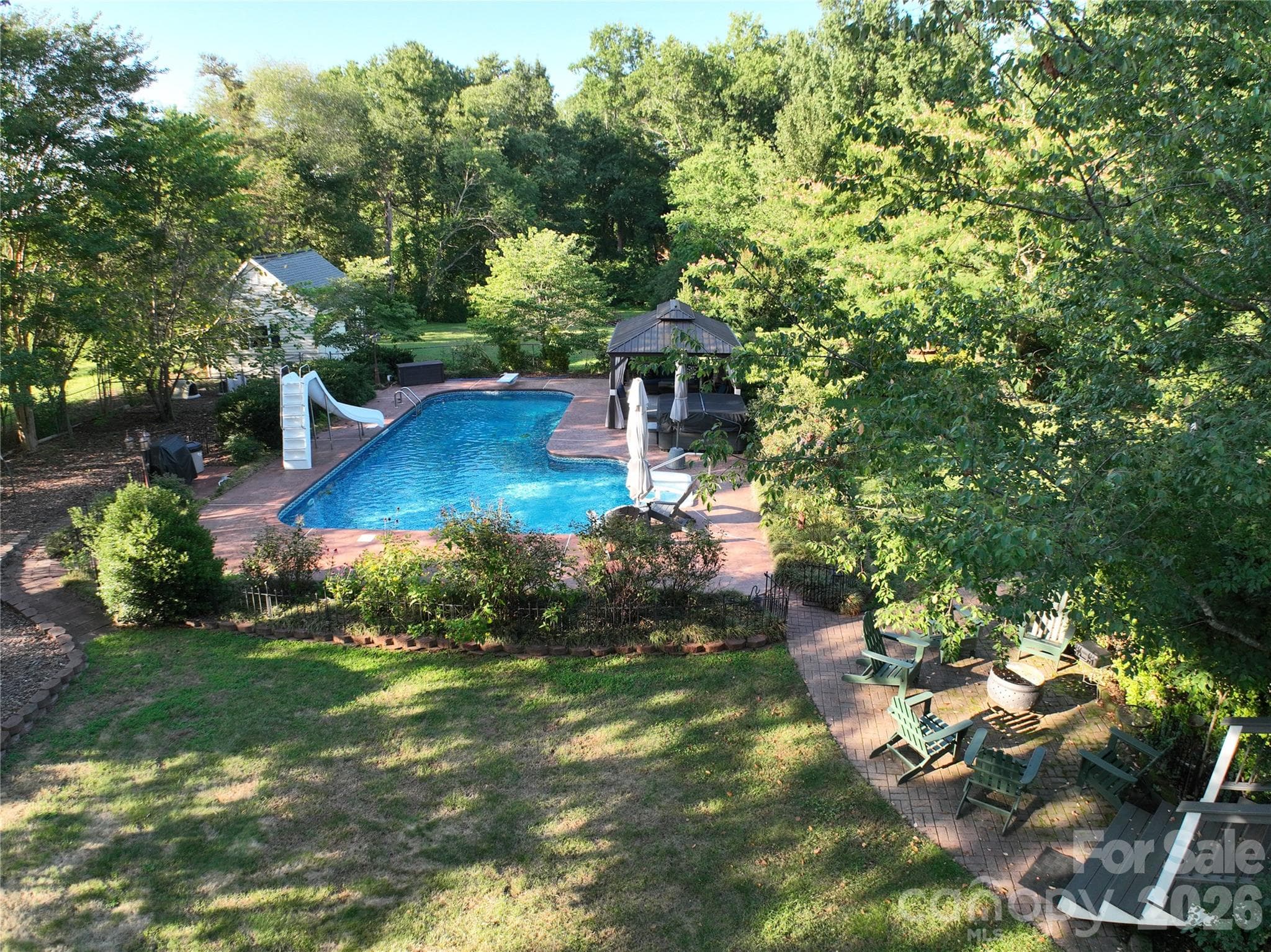 Pool walkway - Kings Mountain