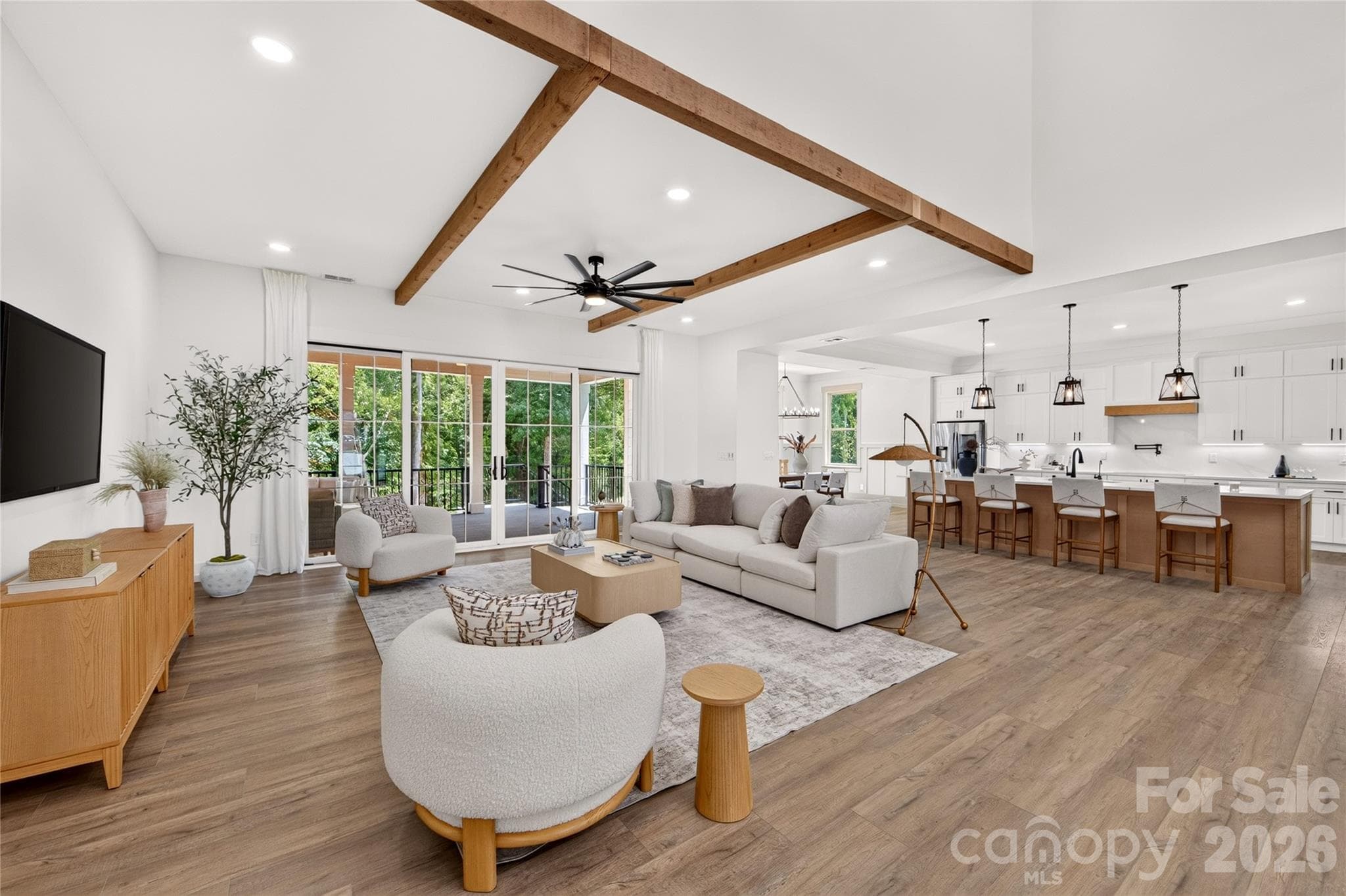 Living room - 3141 Brayland Avenue, Matthews