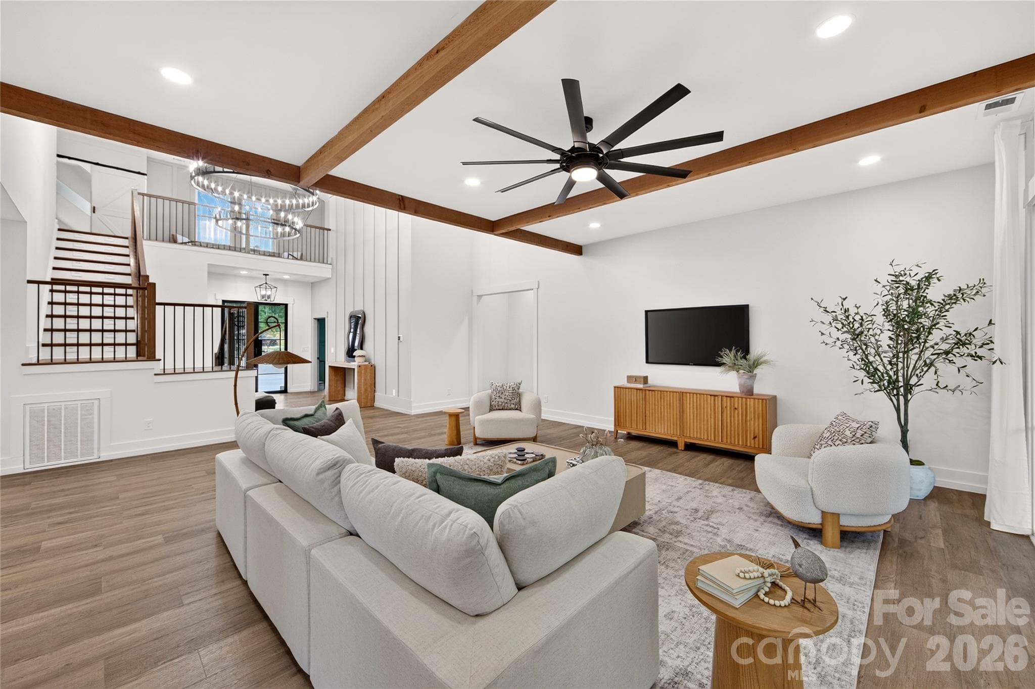 Living room - 3141 Brayland Avenue, Matthews