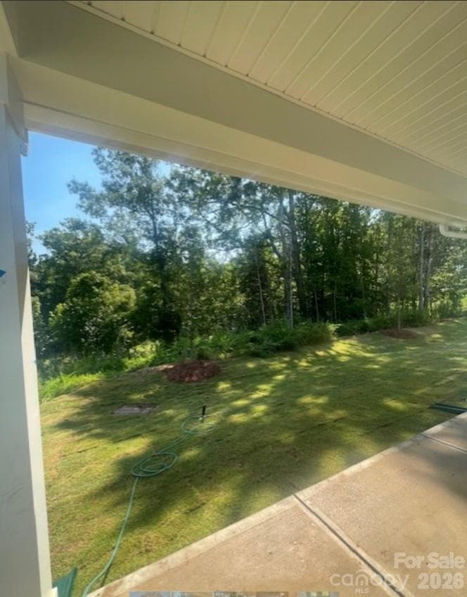 View of nature preserve from the covered porch - 284 Alluvium Lane, Waxhaw