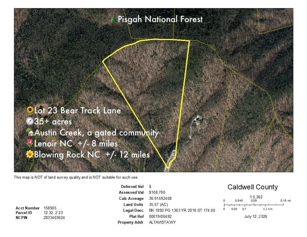 Lot at Lot 23 Bear Track Lane, Lenoir, photo 3 of 23