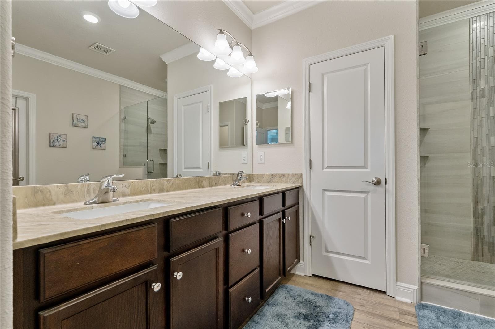 Spacious and Modern Primary Bathroom! - 597 OZONA VILLAGE DR, PALM HARBOR