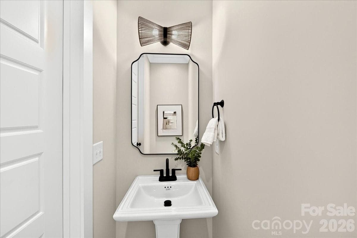 First floor half bath - 3940 Admiral Avenue, Charlotte
