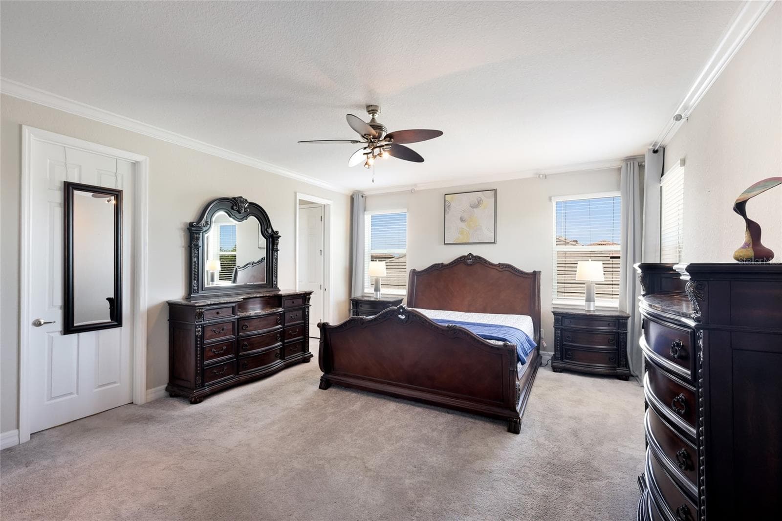 PRIMARY BEDROOM UPSTAIRS - 12120 GANNETT PL, LAKEWOOD RANCH