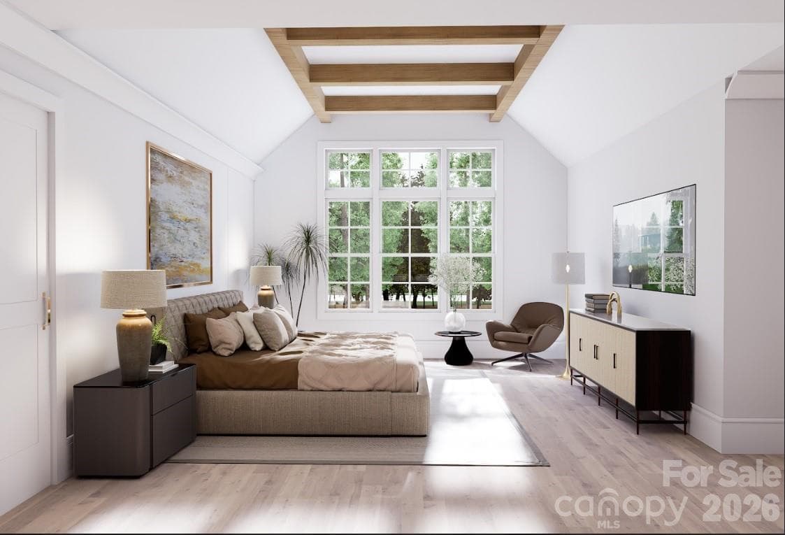 Expansive window in master - 104 Sherwood Drive, Huntersville