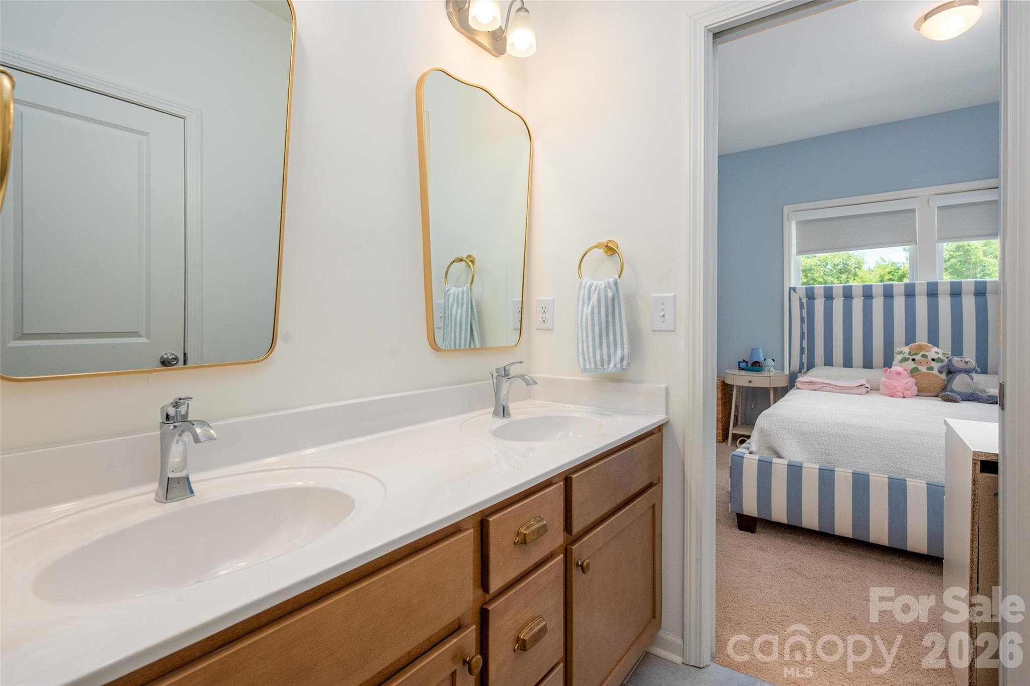 jack and Jill bathroom into bedroom 3 - 1042 Scotch Meadows Loop, Monroe
