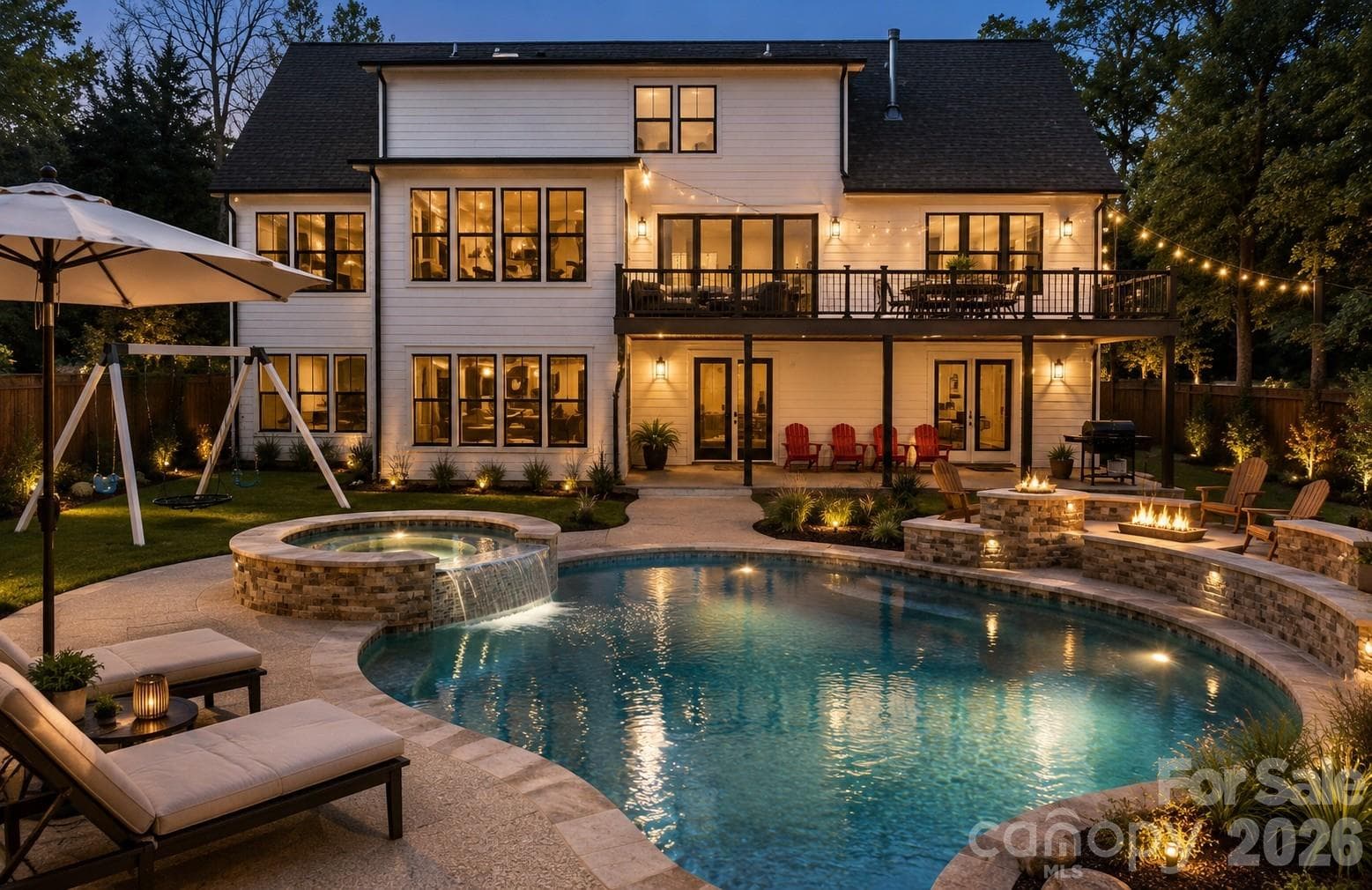 Digitally enhanced dream pool! - 5020 Slanting Bridge Road, Sherrills Ford