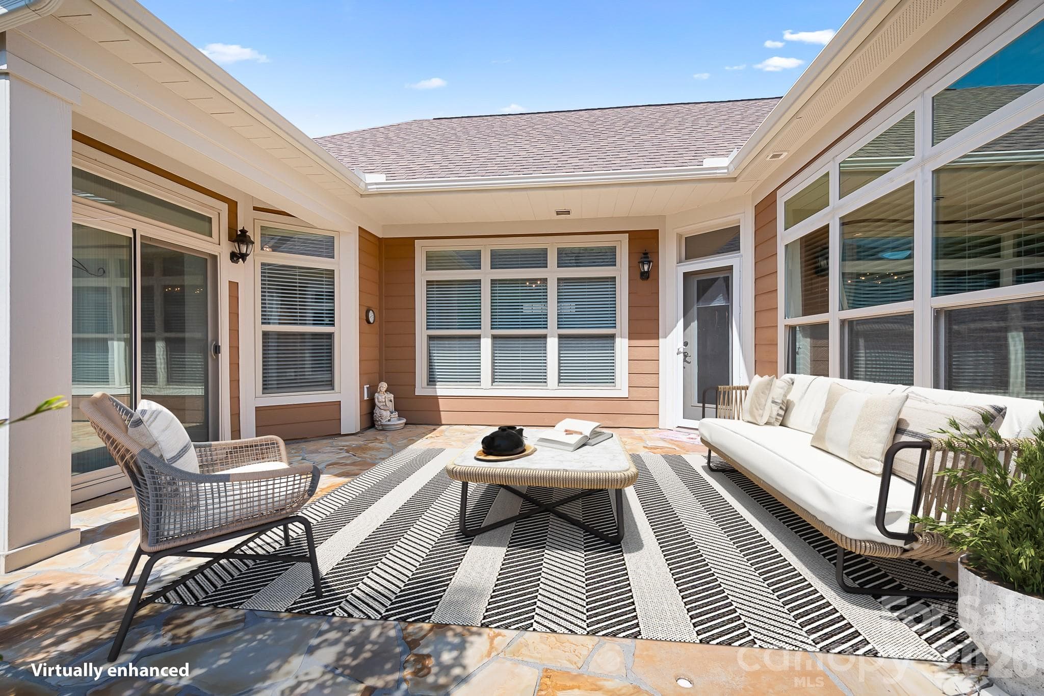Private Courtyard - 127 Brawley Point Circle, Mooresville