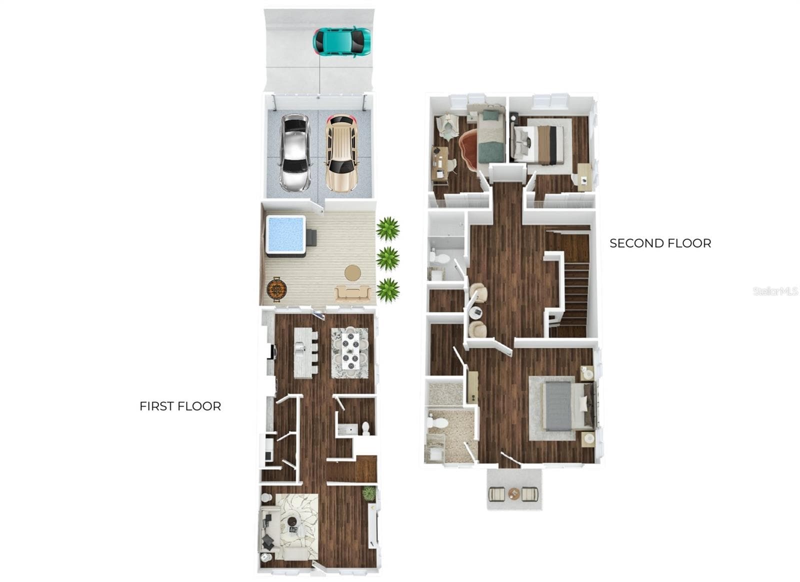 3D FloorPlan - 759 LAKE BALDWIN LN, ORLANDO