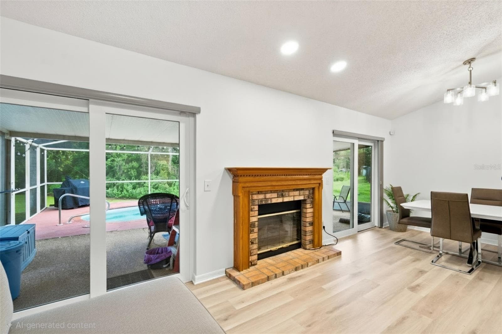 Items were virtually removed from the photo. - 1014 HARDWOOD DR, VALRICO