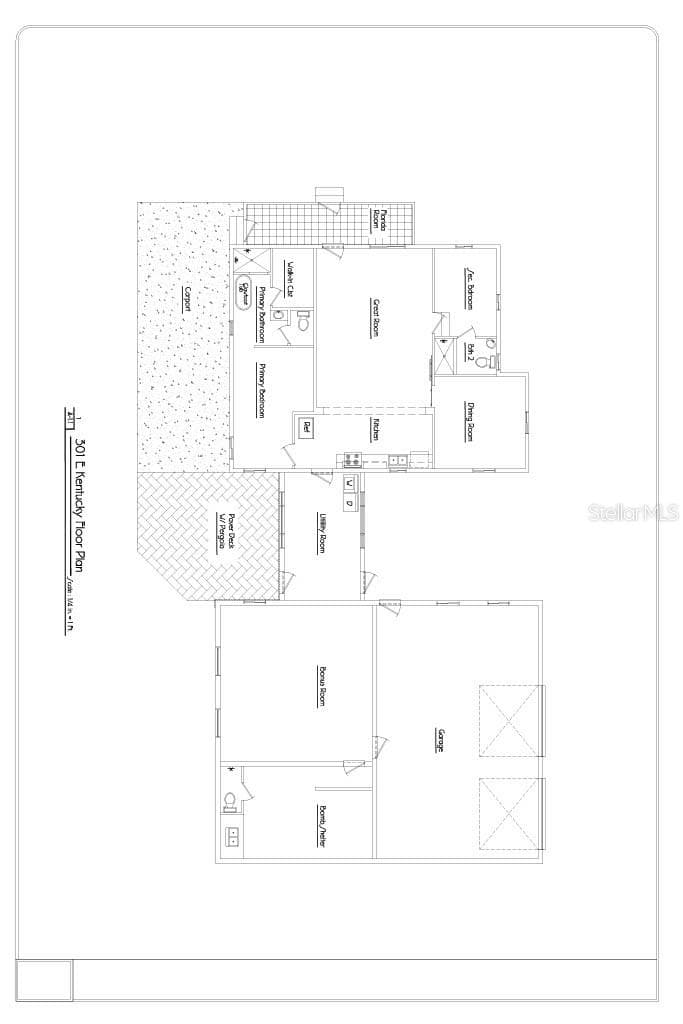 FLOOR PLAN - 301 E KENTUCKY AVE, DELAND