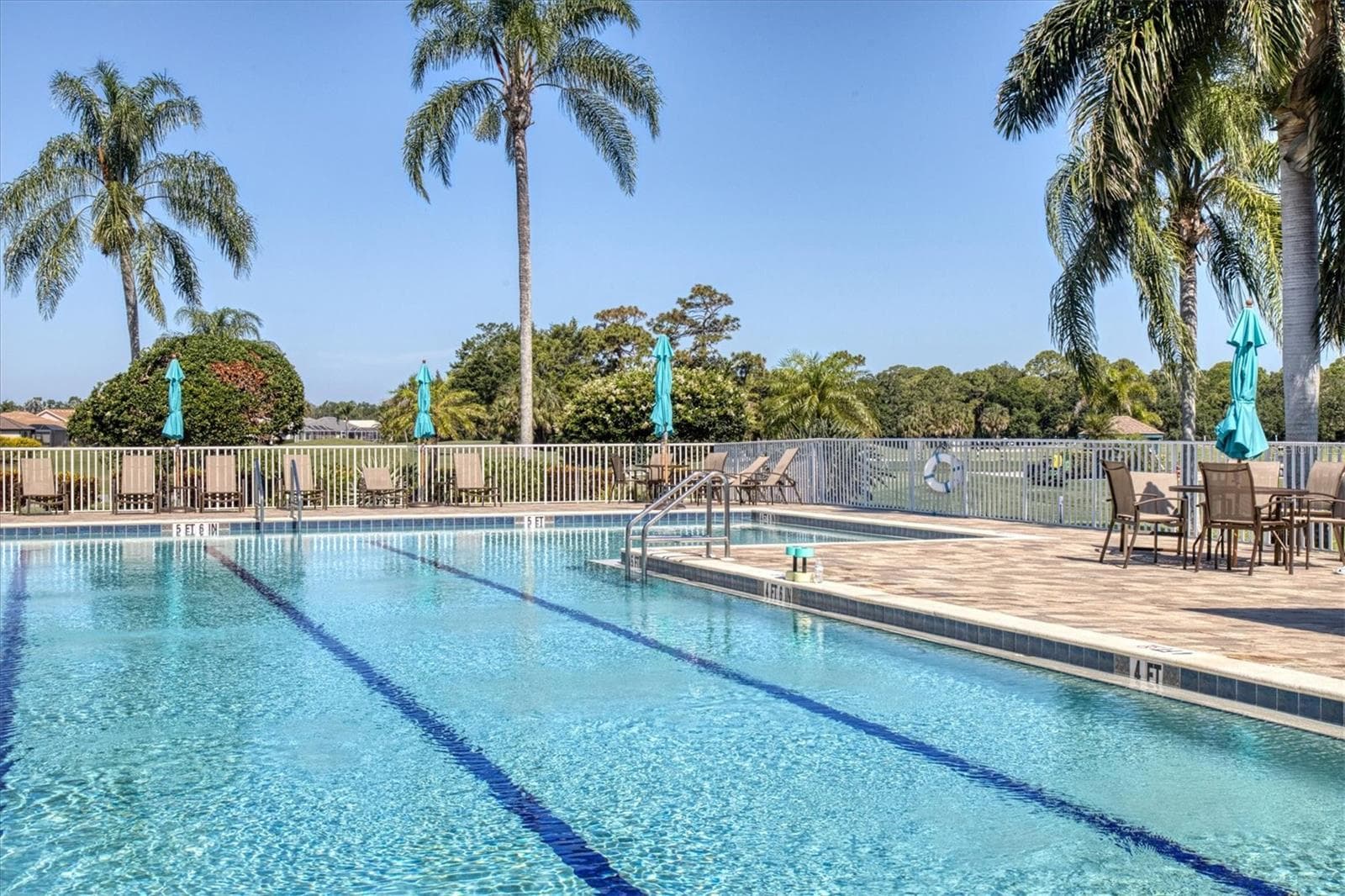 Community Pool - 815 TROPEZ LN, VENICE