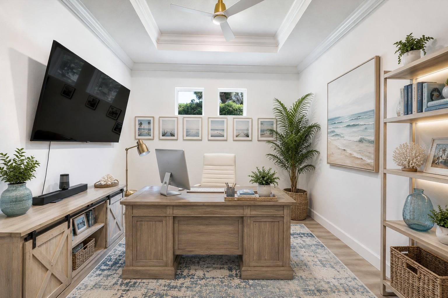 virtually staged Study/Den - 14506 DERNA TER, BRADENTON