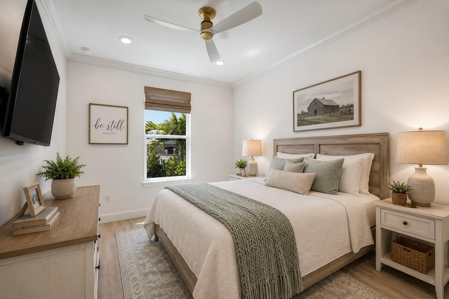 Guest Bedroom virtually staged - 14506 DERNA TER, BRADENTON