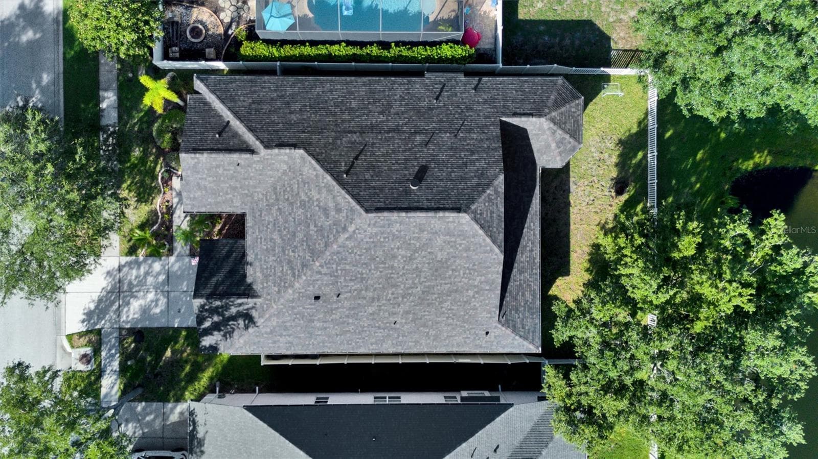 Aerial View - 7136 DERWENT GLEN CIR, LAND O LAKES