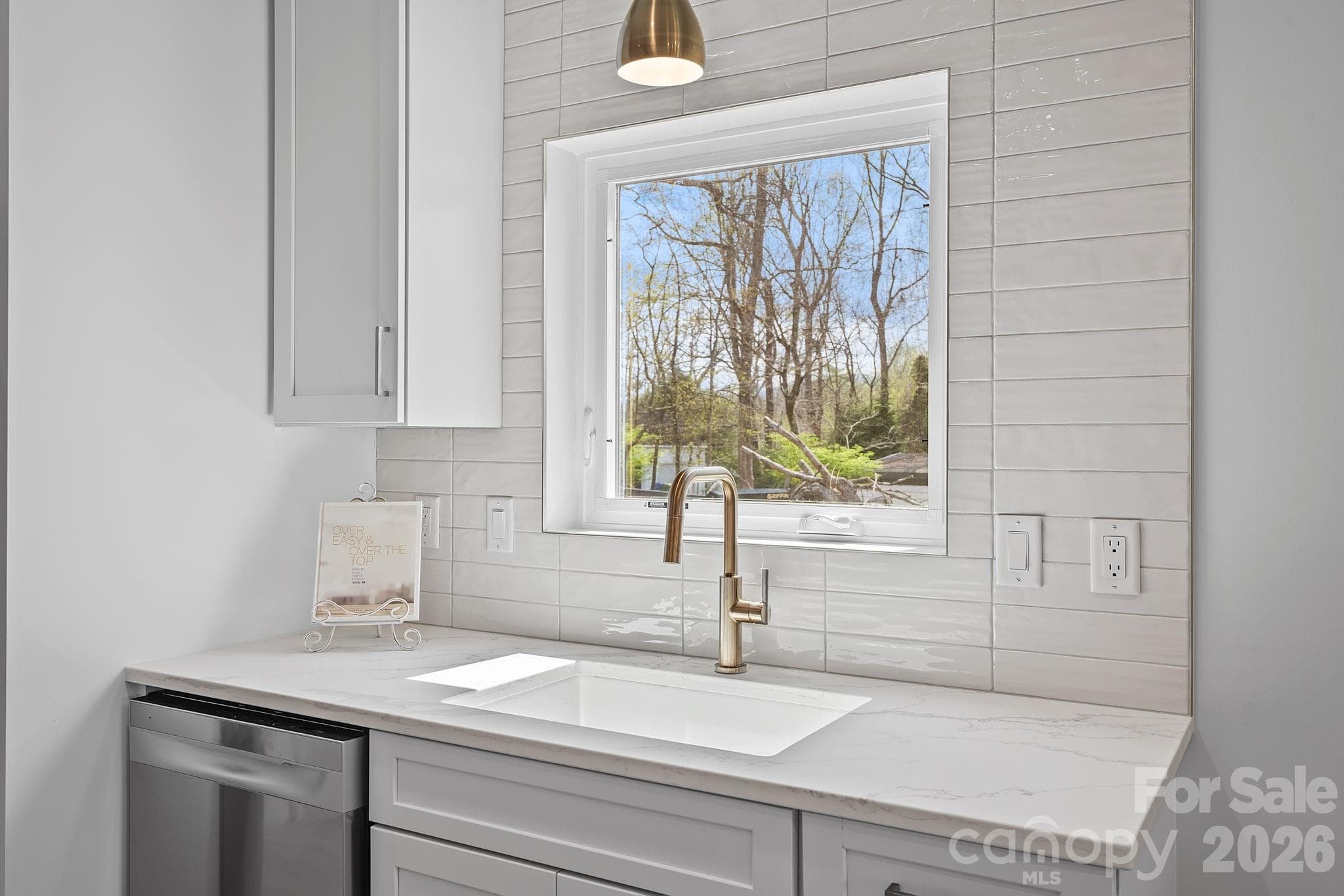 Custom Tiled Backsplash in the Kitchen - 9 Gudger Road, Asheville