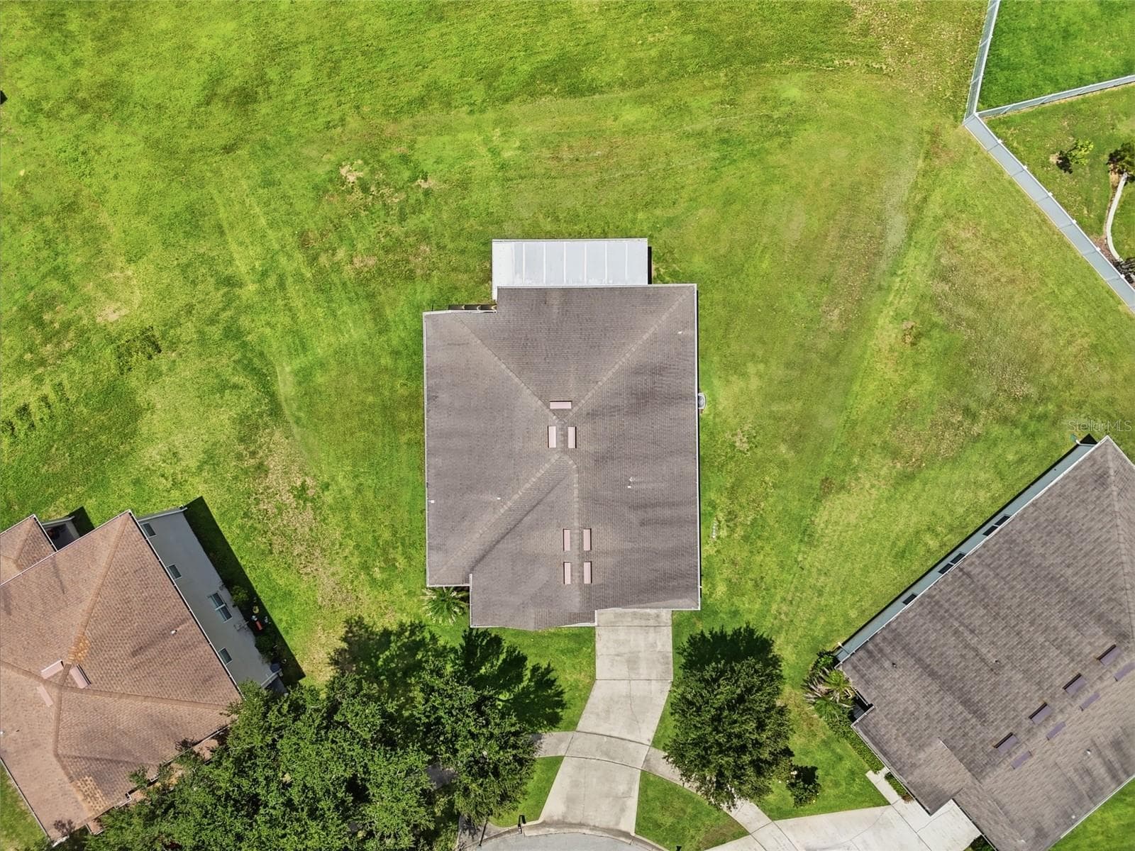 Top view of the property - 1020 SAILING BAY DR, CLERMONT
