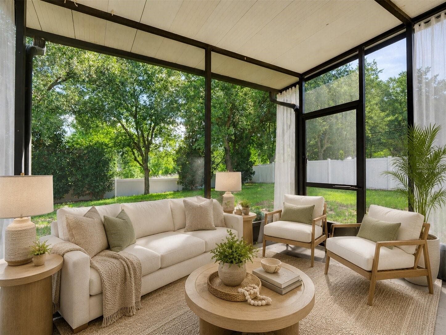 Virtually Staged Enclosed Porch - 2972 SANTA MARIA AVE, CLERMONT