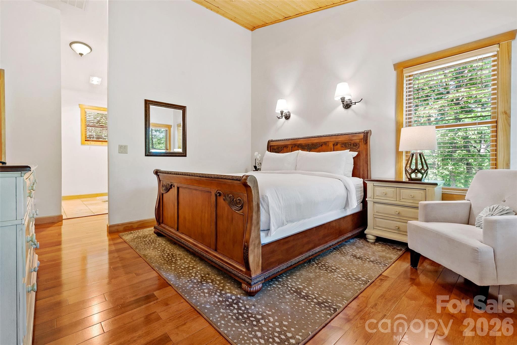 Primary bedroom 1 on main level. - 179 Rock Spring Road, Lake Lure