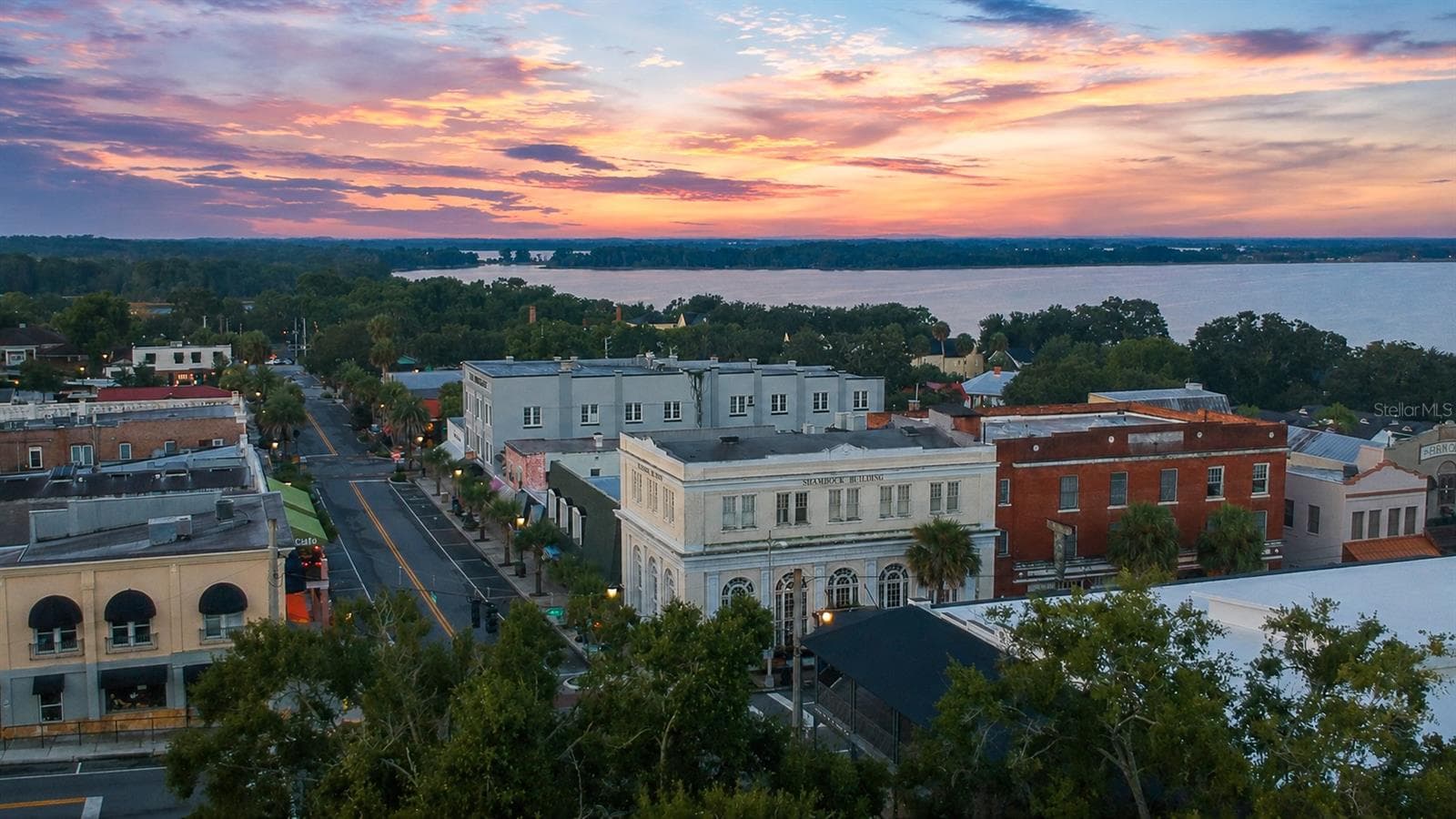 Downtown Mount Dora at sunrise. - 8027 SAINT ANDREWS WAY, MOUNT DORA