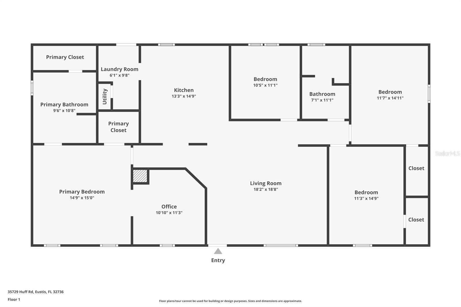 FLOOR PLAN - 35729 HUFF RD, EUSTIS