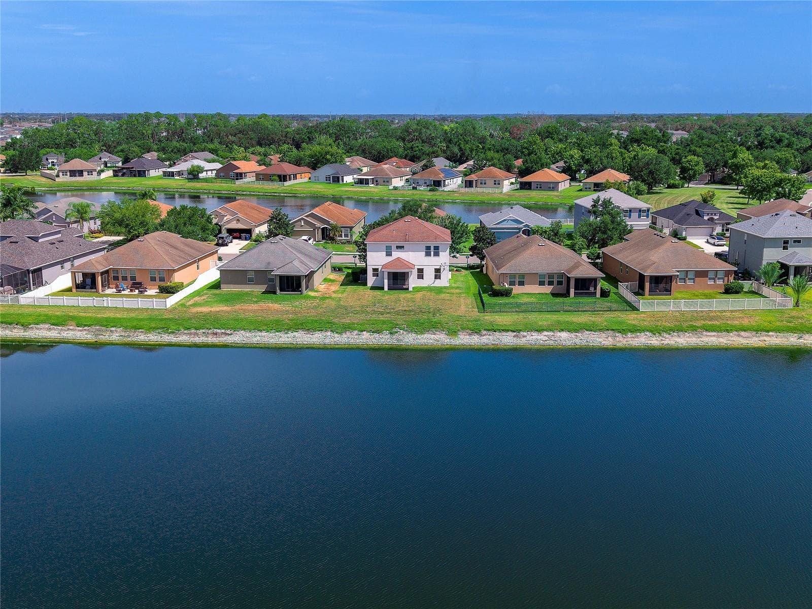 Backyard aerial view - 11323 80TH ST E, PARRISH