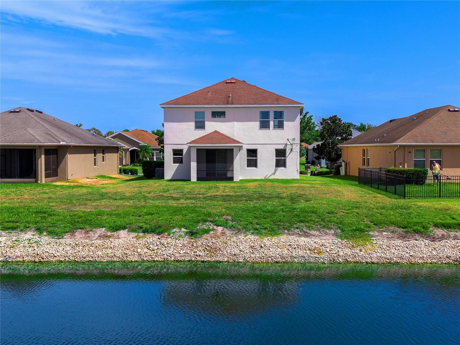Back of house view - 11323 80TH ST E, PARRISH
