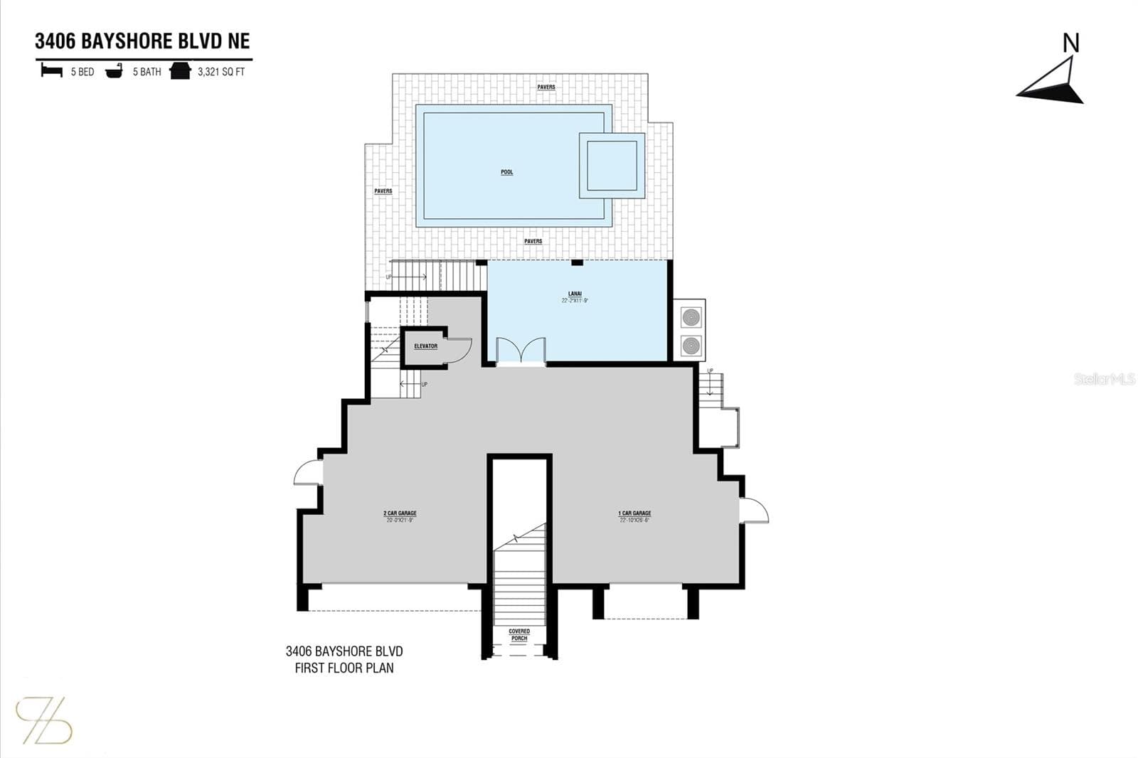 Ground floor - 3406 BAYSHORE BLVD NE, ST PETERSBURG