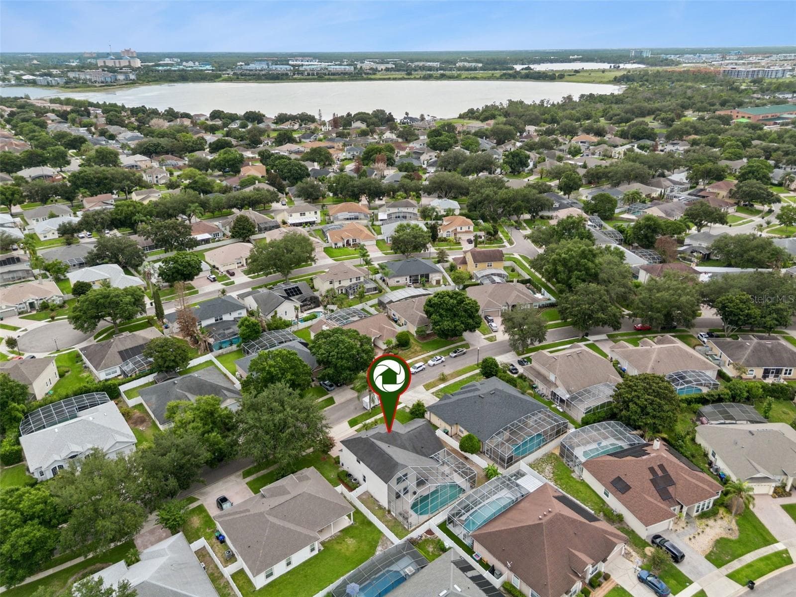 Big Sand Lake in the distance - 8355 DIAMOND COVE CIR, ORLANDO