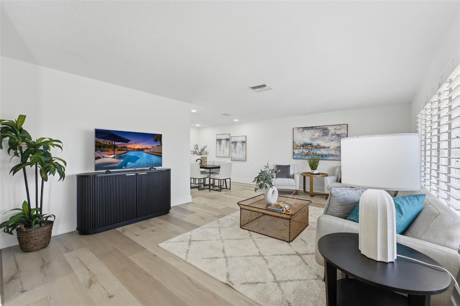Spacious Living Room - 6414 2ND PALM PT, ST PETE BEACH