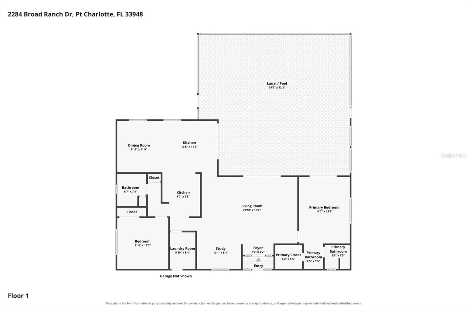 Floor plan - 2284 BROAD RANCH DR, PORT CHARLOTTE