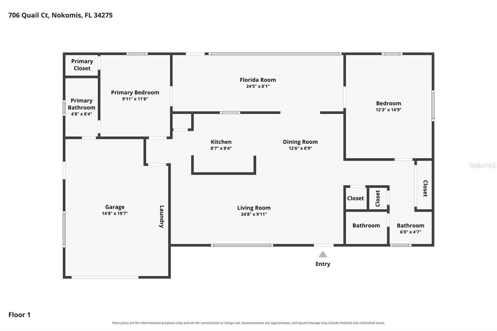 Single Family Residence at 706 QUAIL CT, NOKOMIS, photo 3 of 44