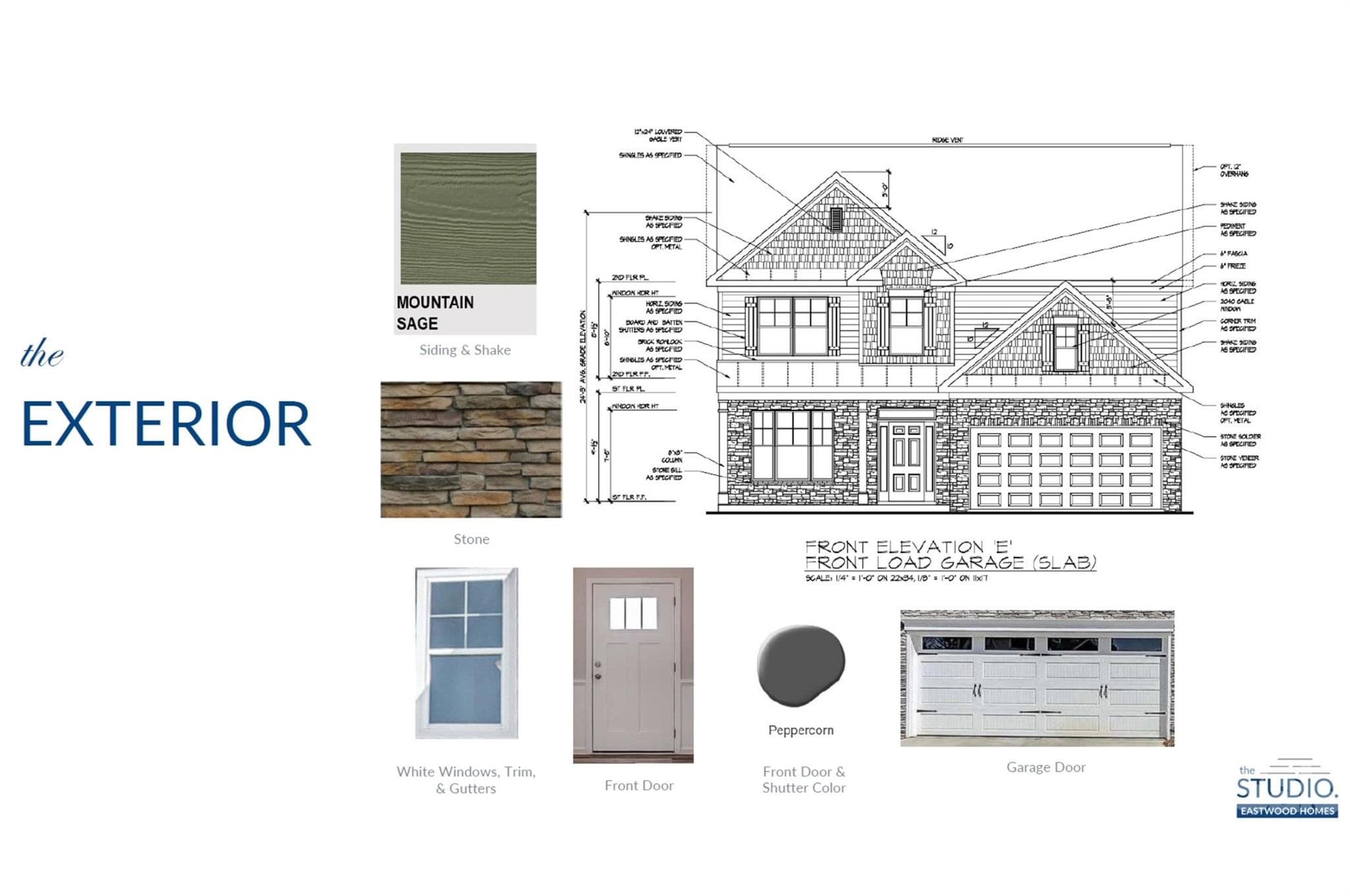 Actual selections for homesite 75 - 1067 Tradition Club Street, York