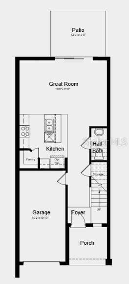 Floor 1 - Additional Highlights Include: GE refrigerator, washer and dryer, whole house blinds, and extended LVP flooring at the 1st floor - 7199 GRAND FOREST WAY, NOKOMIS