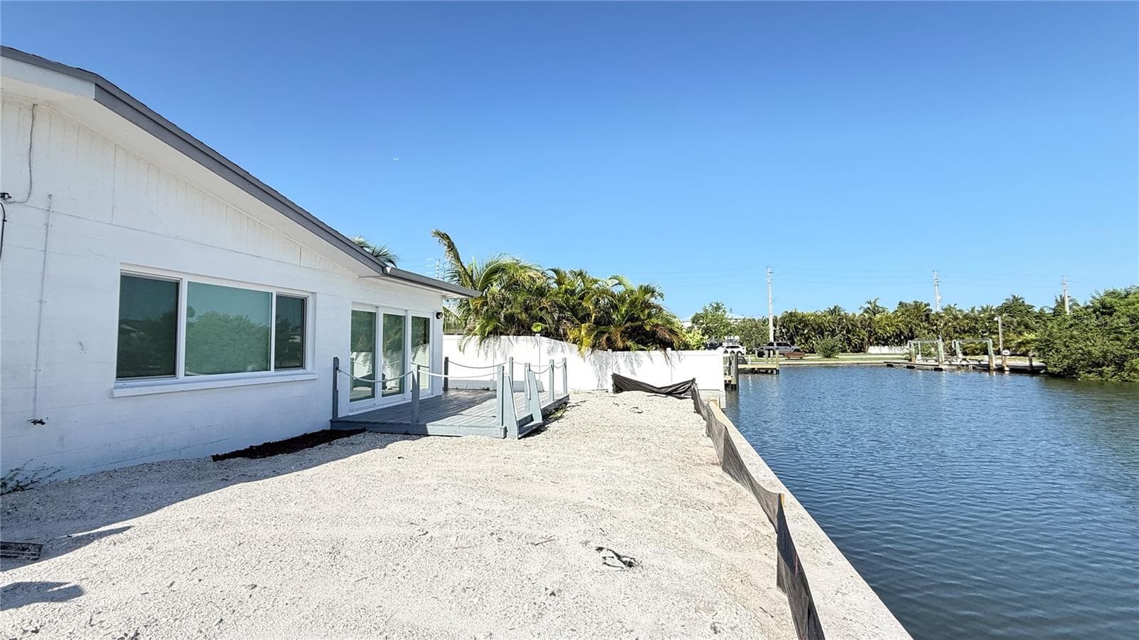 Rear of Unit showing Unit A with deck - 420 63RD ST #420A, HOLMES BEACH
