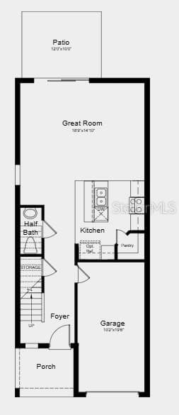 Floor 1 - Additional Highlights Include: washer, dryer, refrigerator, 2" faux blinds throughout, and luxury vinyl plank flooring on main level - 7211 GRAND FOREST WAY, NOKOMIS
