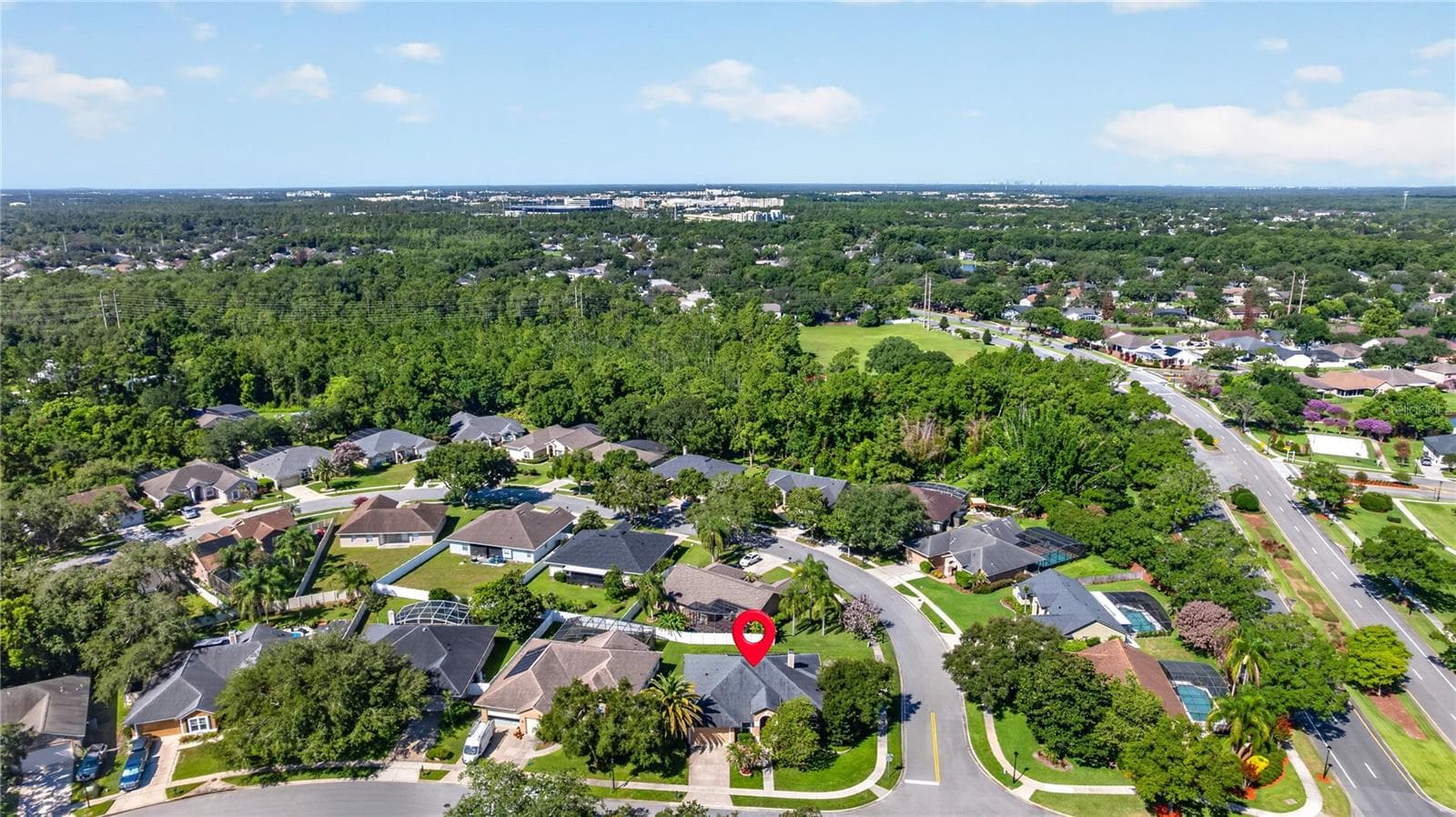 Aerial View - 1907 WESTBOURNE DR, OVIEDO