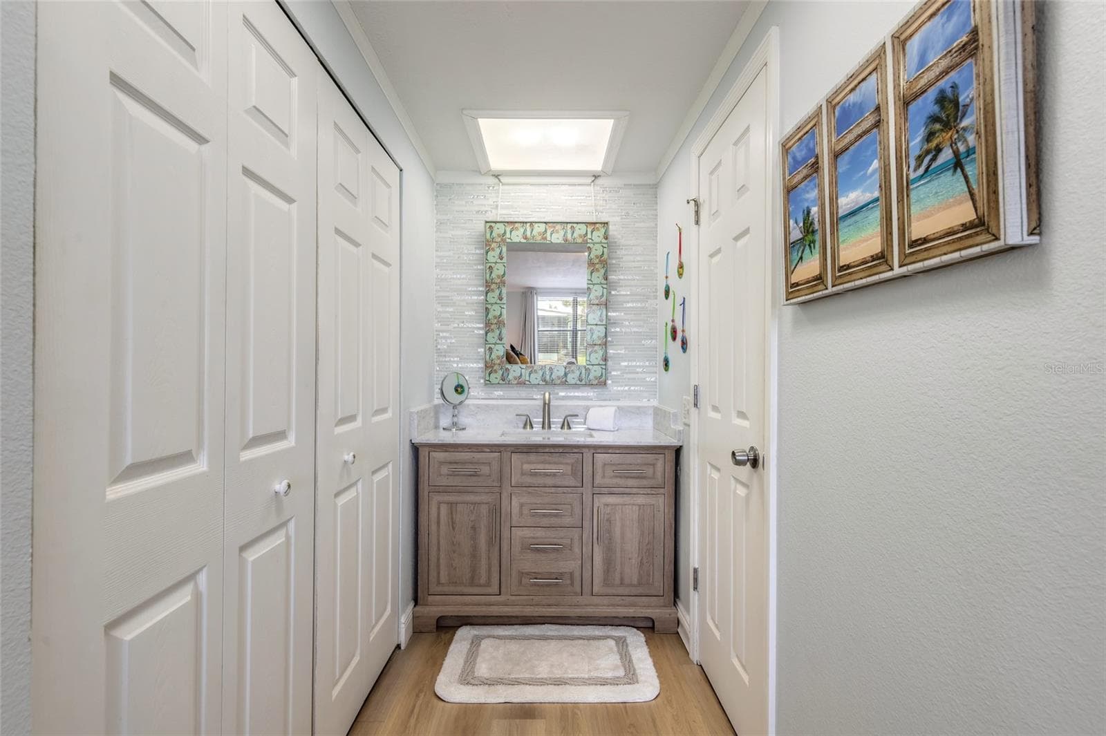 Ensuite bath 1 0f 2 closets - 76 HEATHER POINT CT, NEW SMYRNA BEACH