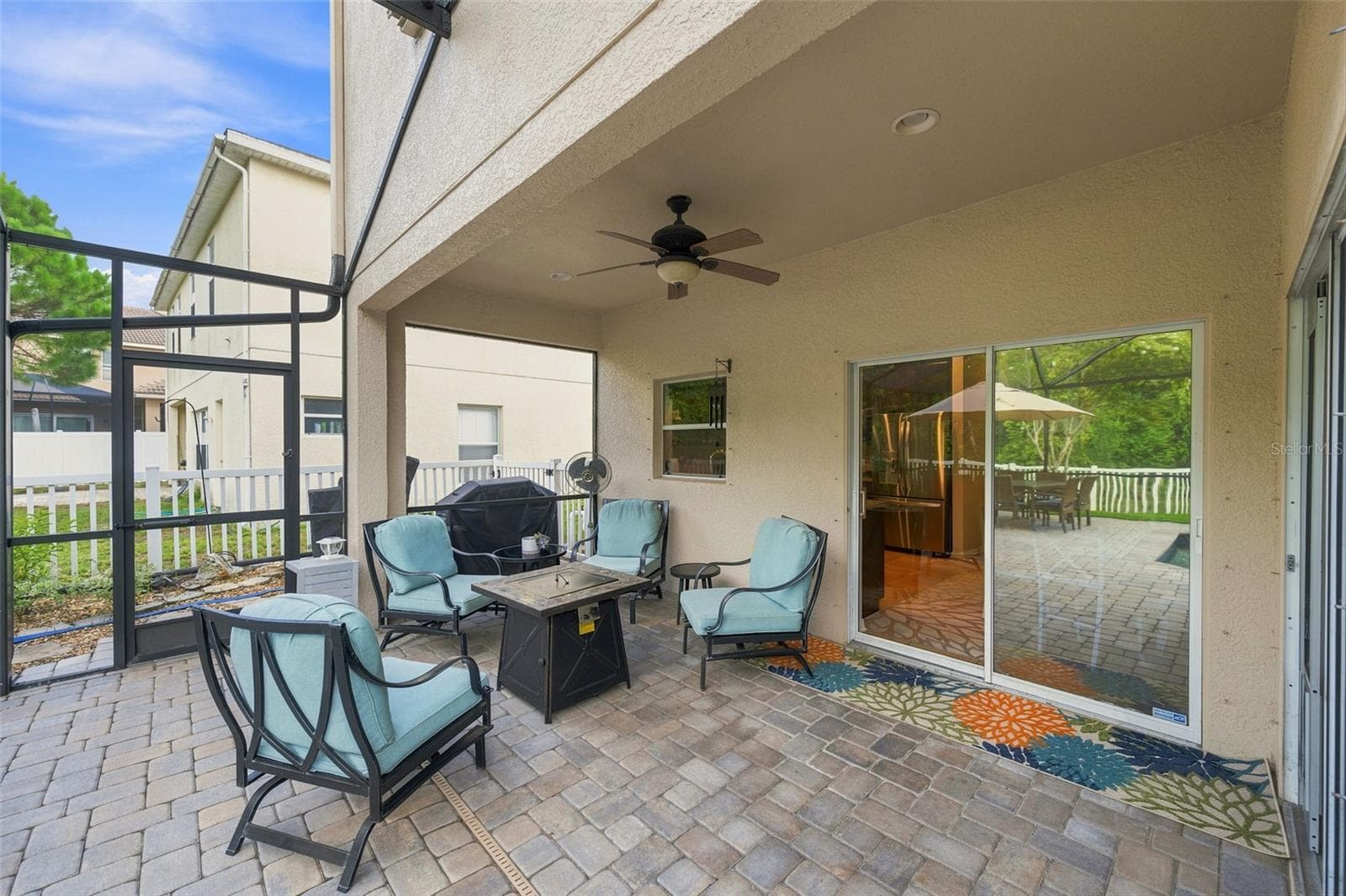 Pavered & screened lanai. - 11507 BELLE HAVEN DR, NEW PORT RICHEY