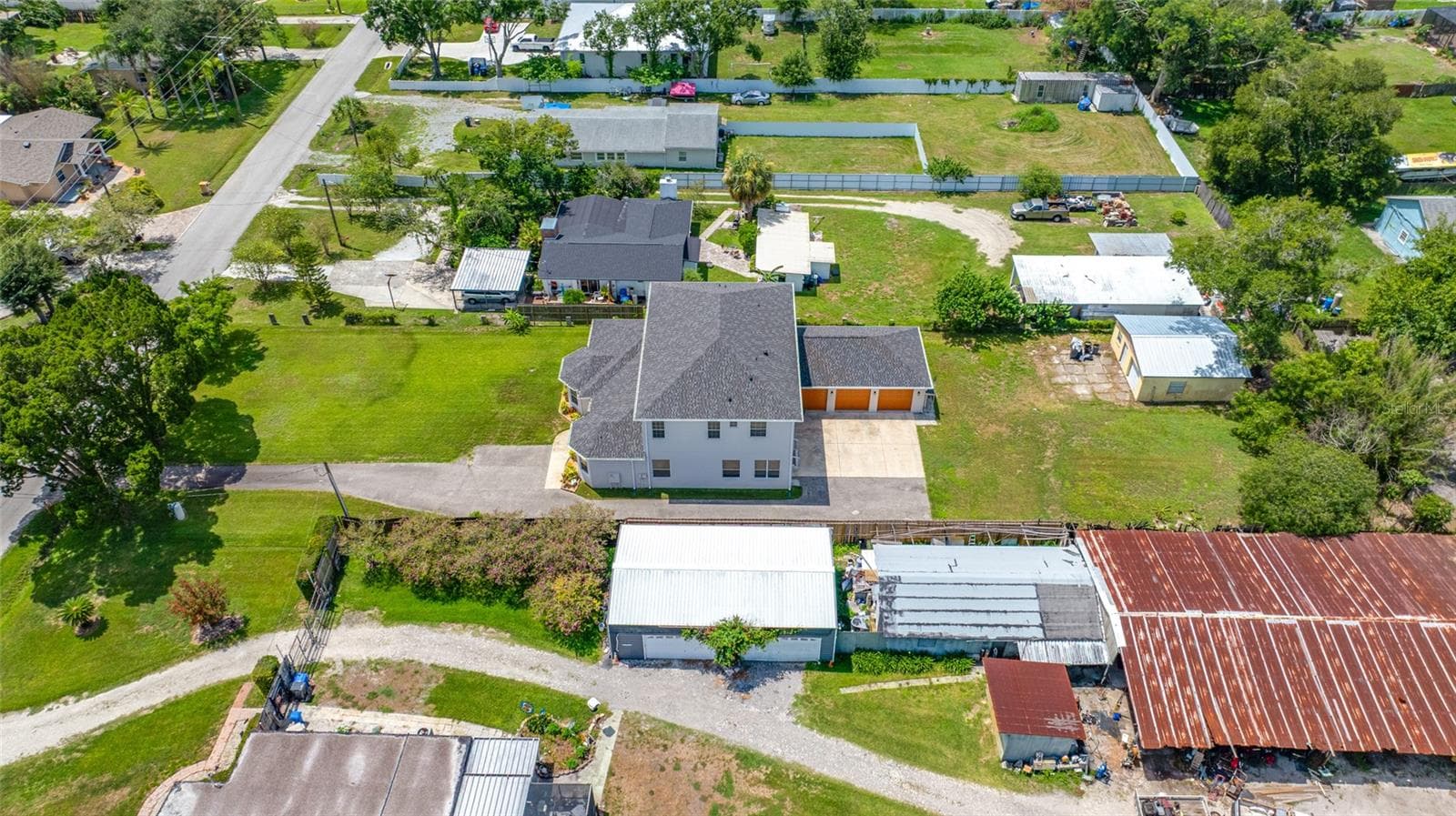Aerial View - 13030 DELWOOD RD, TAMPA