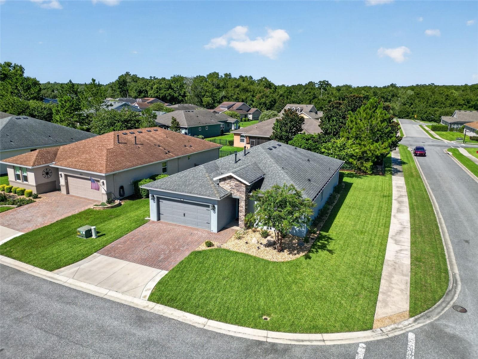 Aerial view - 3508 NW 55TH CT, OCALA