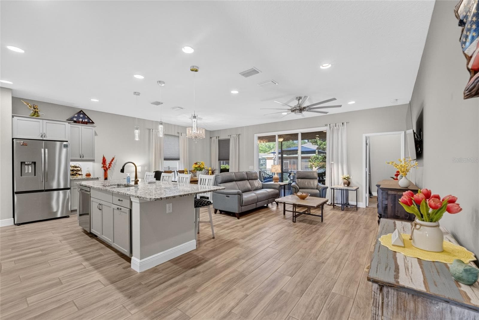 Kitchen/ Living Room - 3508 NW 55TH CT, OCALA