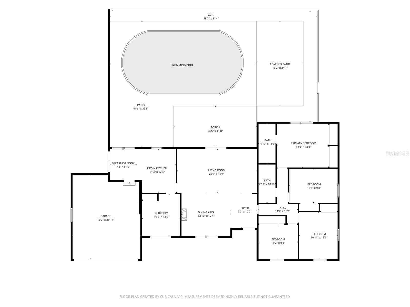 Floor Plan Sketch - 1124 KING ARTHUR CT, VALRICO