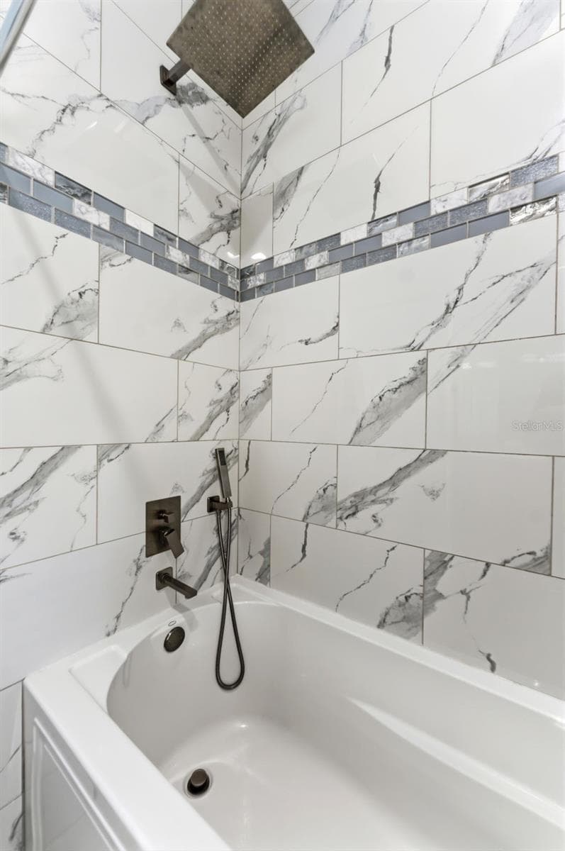 Bathroom # 2 Tub With Rain Shower - 24355 HIDEOUT TRL, LAND O LAKES