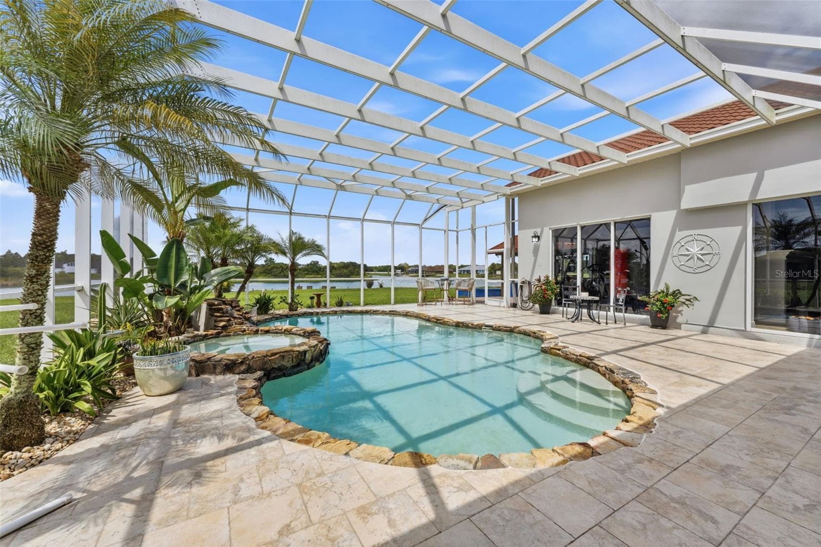 Stunning Backyard Oasis Perfect For Year-Round Entertaining and Enjoyment - 24355 HIDEOUT TRL, LAND O LAKES
